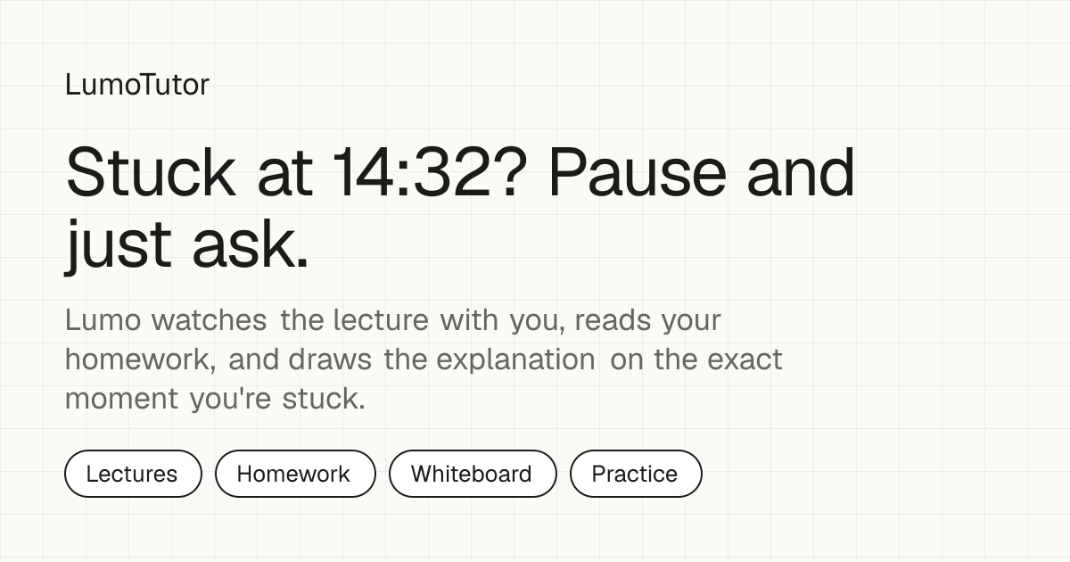 I built an AI that turns lectures into interactive lessons